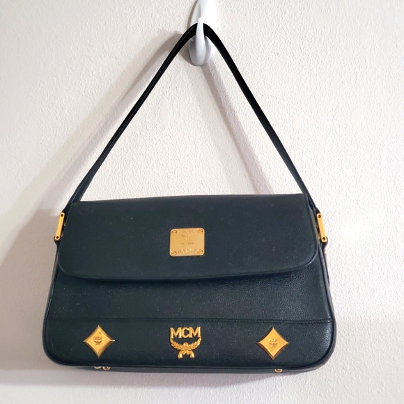MCM Handbags - MCM Black Shoulder Bag